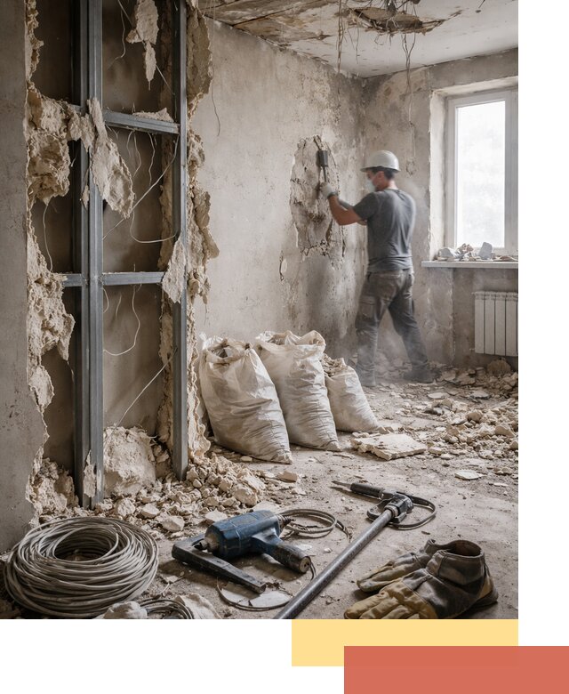 Профессиональный демонтаж зданий и конструкций в Кизляре