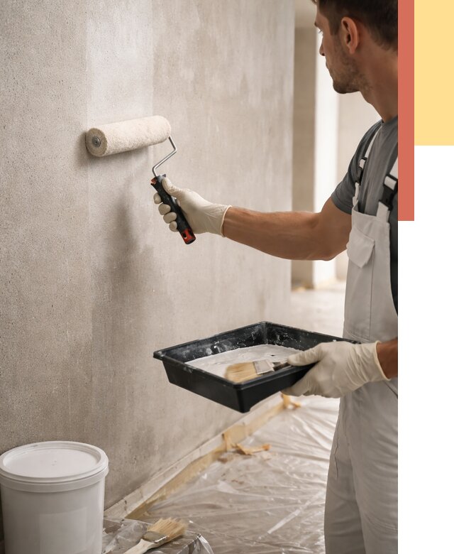 Грунтовка стен в Кизляре от 2235 руб. м2 — быстро, недорого, с материалом | ОТДЕЛОЧНИК-Кзр