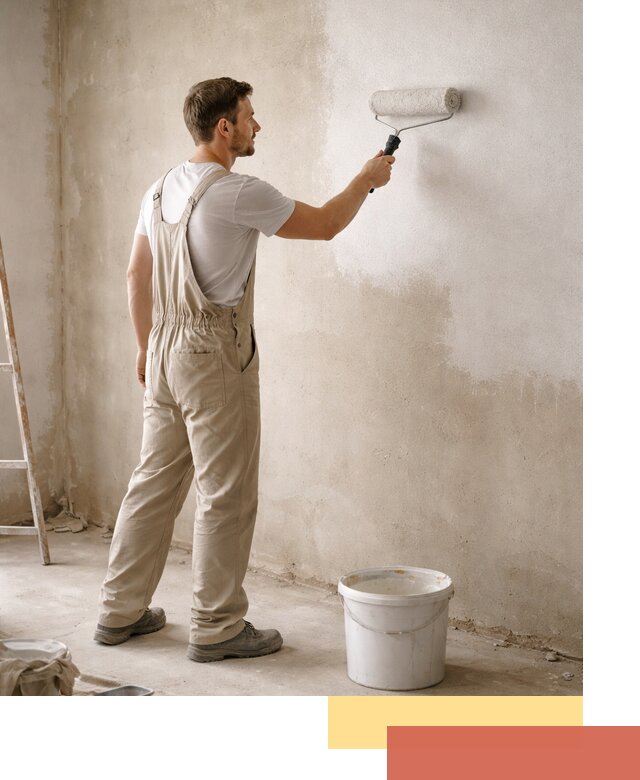 Грунтовка стен под отделку в Кизляре профессиональным раствором