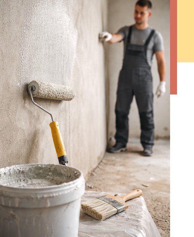 Нанесение бетоноконтакта на стены в Кизляре от 4268 руб. быстро и недорого | ОТДЕЛОЧНИК-Кзр