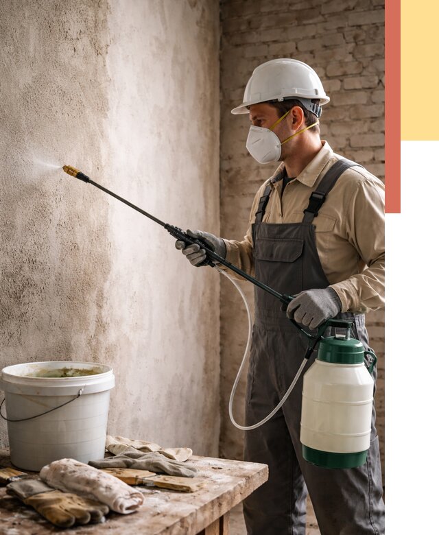 Антисептическая обработка стен в Кизляре от 1219 руб. — быстро и недорого | ОТДЕЛОЧНИК-Кзр