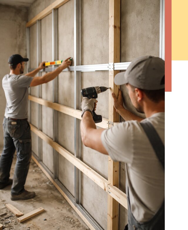 Устройство обрешетки под панели в Кизляре от 2134 руб. — монтаж под ключ | ОТДЕЛОЧНИК-Кзр