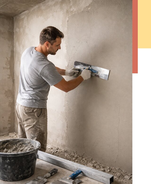 Штукатурка стен без маяков в Кизляре от 7316 руб/м2 — услуги и цена | ОТДЕЛОЧНИК-Кзр