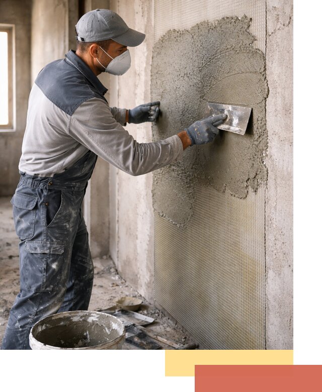 Штукатурка стен по сетке в Кизляре под ключ качественно и быстро