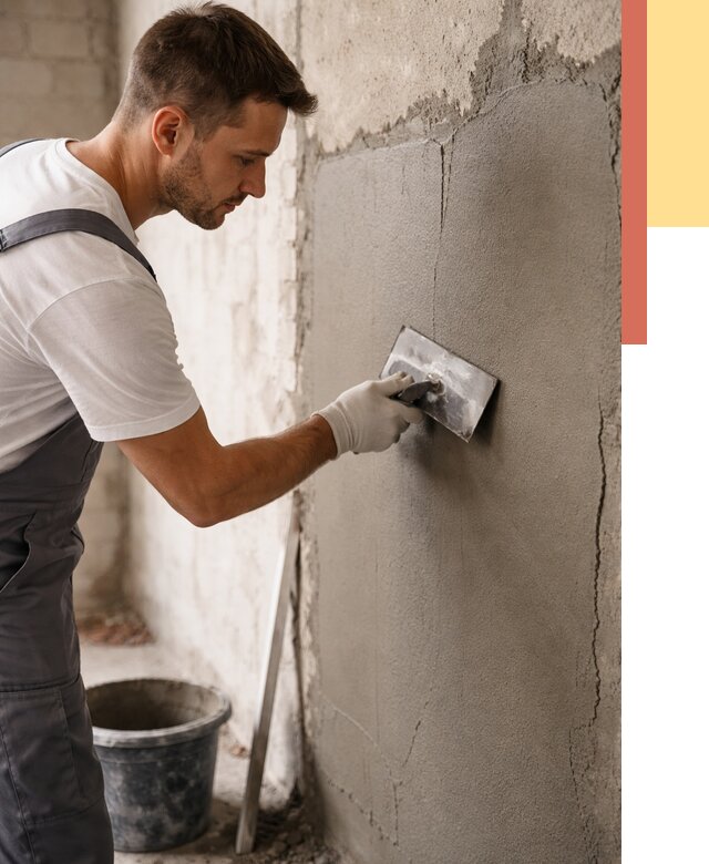 Штукатурка стен под плитку в Кизляре от 4268 руб./м2 — выравнивание под плитку | ОТДЕЛОЧНИК-Кзр