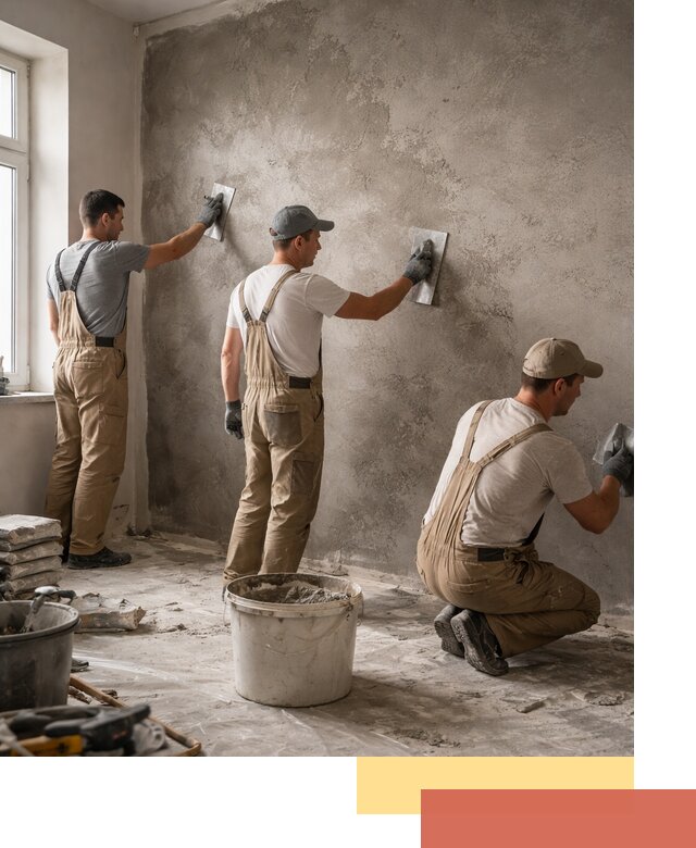 Декоративная штукатурка под бетон в Кизляре для стен и потолков