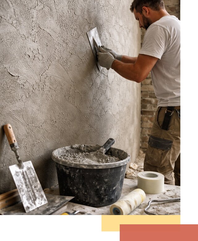 Декоративная штукатурка лофт в Кизляре — отделка стен и потолков