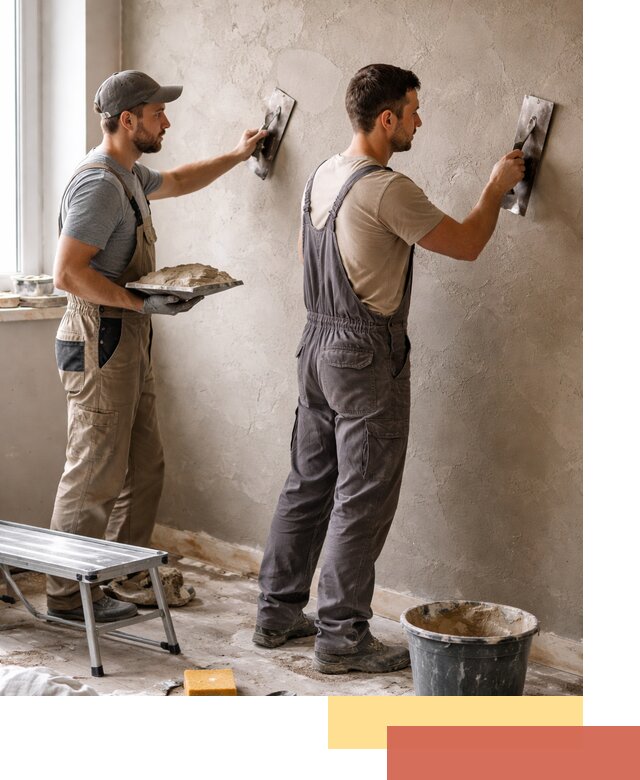 Ремонт декоративной штукатурки и восстановление фактуры в Кизляре