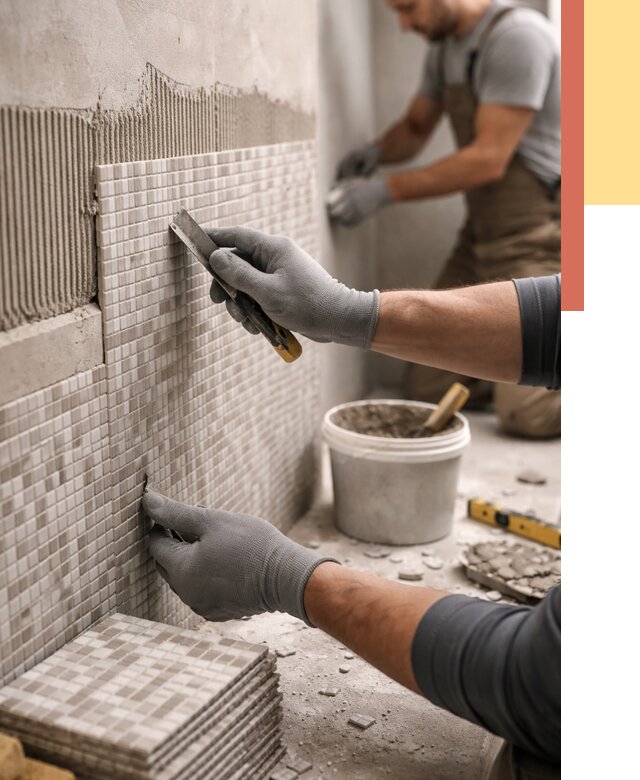 Облицовка стен мозаикой в Кизляре от 3252 руб/м2 — укладка мозаики на стены | ОТДЕЛОЧНИК-Кзр