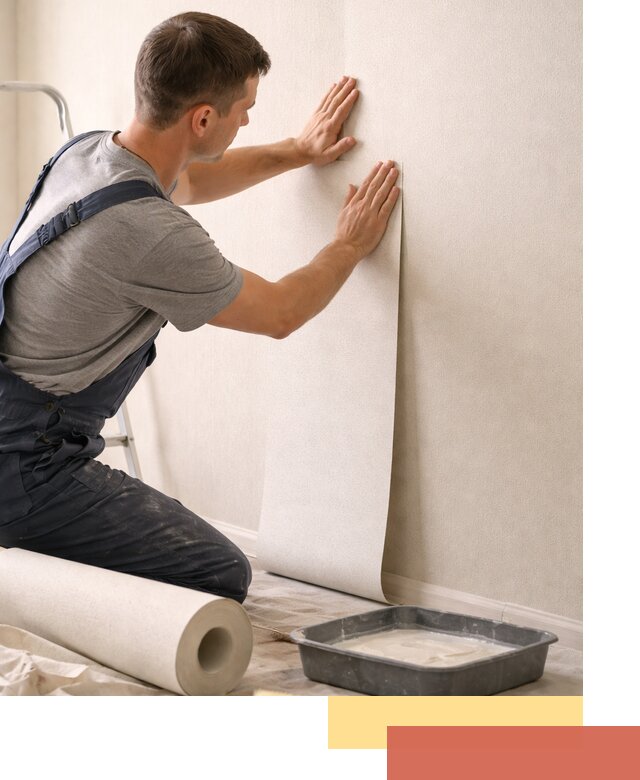 Поклейка флизелиновых обоев в Кизляре качественно и быстро