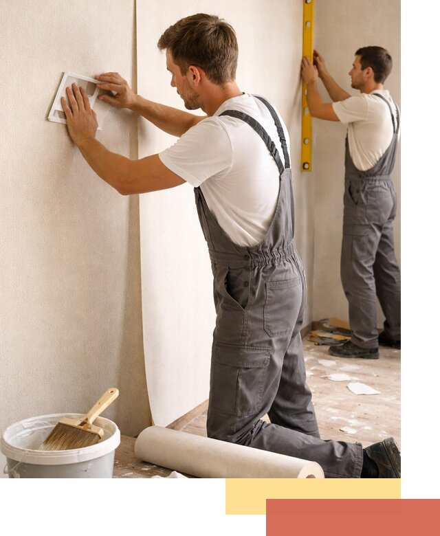 Поклейка бумажных обоев в Кизляре качественно и недорого