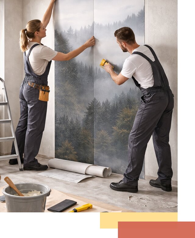 Поклейка фотообоев профессионально в Кизляре под ключ