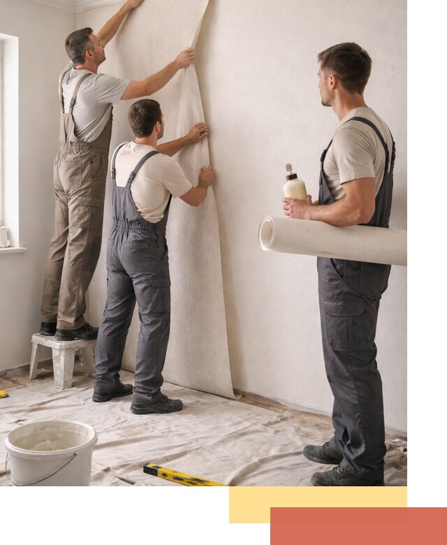 Оклейка стен обоями в Кизляре — качественно и профессионально