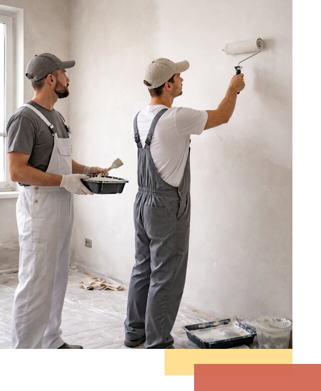 Покраска стен водоэмульсионной краской в Кизляре