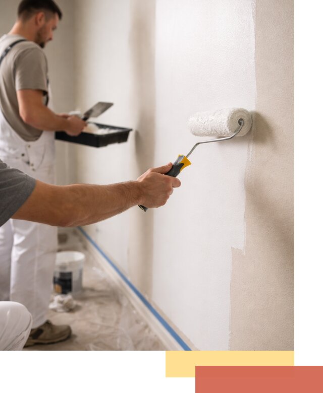 Покраска стен акриловой краской профессионально в Кизляре