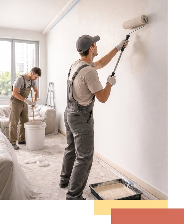 Покраска стен в офисе в Кизляре — быстрый и качественный ремонт