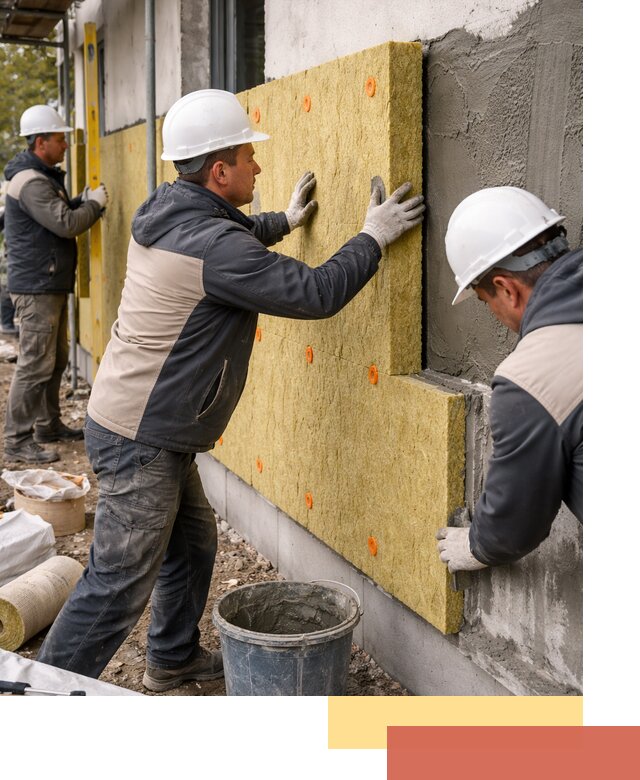 Утепление стен минватой в Кизляре — тепло и звукоизоляция