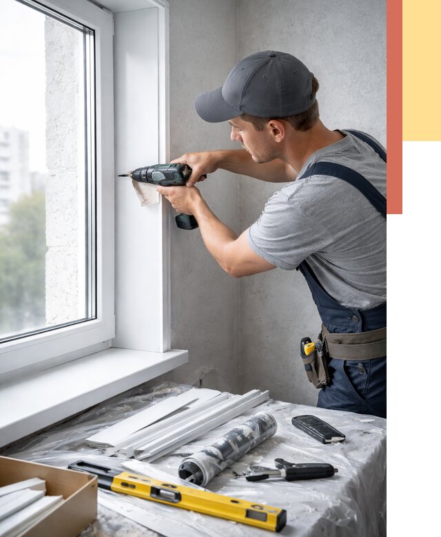 Установка пластиковых откосов в Кизляре от 2286 руб. | ОТДЕЛОЧНИК-Кзр монтаж, быстро и недорого