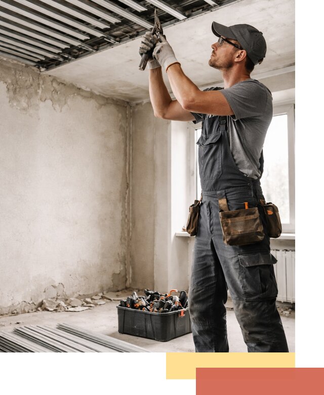 Демонтаж реечного потолка в Кизляре быстро и аккуратно