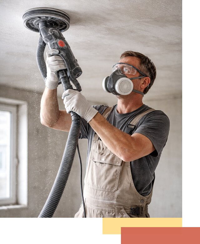 Шлифовка потолка в Кизляре — качественная подготовка под отделку