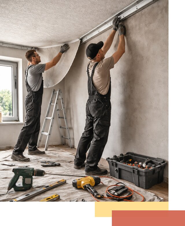 Монтаж фактурного натяжного потолка в Кизляре качественно и быстро