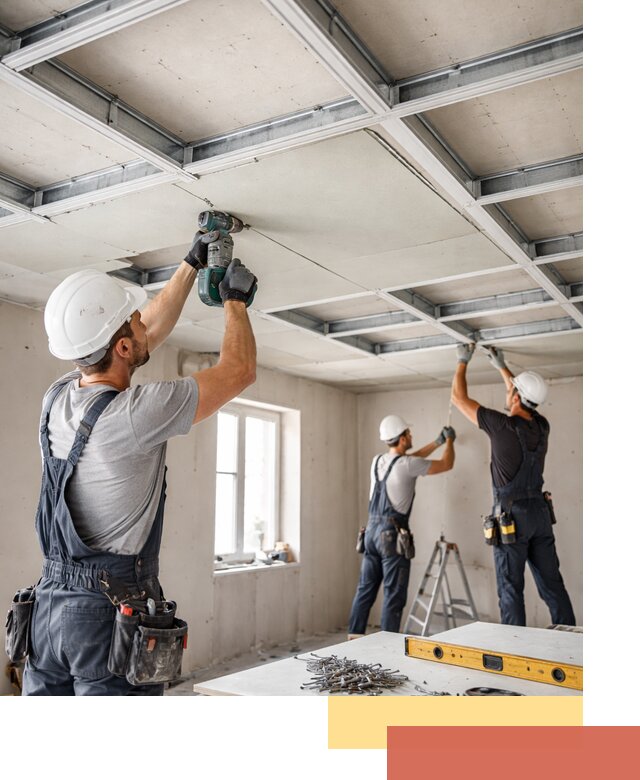 Кессонный потолок из гипсокартона под ключ в Кизляре