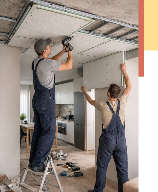 Шумоизоляция потолка панелями зипс в Кизляре от 1880 руб. под ключ | ОТДЕЛОЧНИК-Кзр